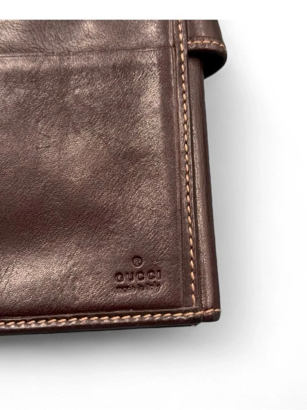 Vintage Gucci Dark Brown Leather Wallet - Picture 4 of 9